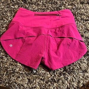 lululemon athletica Women's Fuchsia Athletic Shorts